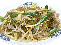 高菜と豚肉の炒め